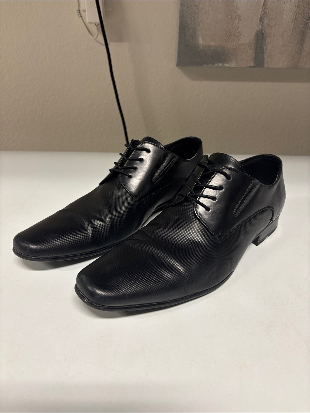 Men’s Black Aldo Dress Shoes Size 12 (Fit like Size 11.5)